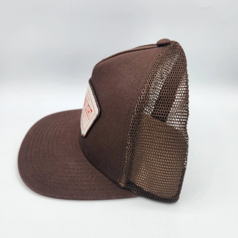 Northern Light Surf Shop Hat Cap Snap Back Mens One Size Brown Trucker Mesh NWOT - Picture 2 of 6
